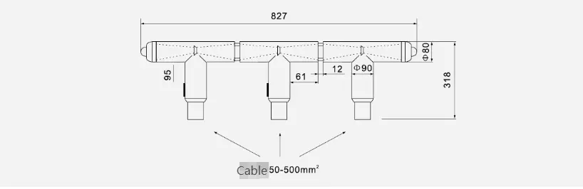 25kv American Cable Branch Box