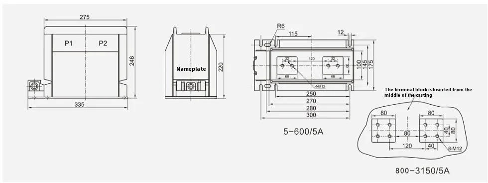 Gas Filled Cabinet Core Balance Current Transformer